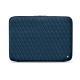 Housse cuir pour ordinateur portable 11' - Griffe 2 - Blu mediterran - Couture