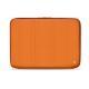 Leather sleeve for 11' laptop - Griffe 2 - Abaca arancio