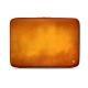 Leather sleeve for 11' laptop - Griffe 2 - Orange Patine
