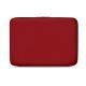 Leather sleeve for 11' laptop - Griffe 2 - Rouge PU