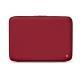 Leather sleeve for 11' laptop - Griffe 2 - Rouge passion