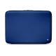 Funda de piel para ordenador portatil 13' - Griffe 2 - Bleu océan ( Nappa - Pantone 293C ) 