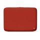 Funda de piel para ordenador portatil 13' - Griffe 2 - Papaye ( Pantone 180C ) 