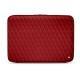 Housse cuir pour ordinateur portable 13' - Griffe 2 - Rouge - Couture ( Nappa - Pantone 199C ) 