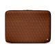 13 인치 휴대용 퍼스널 컴퓨터를위한 가죽 케이스 - Griffe 2 - Marron - Couture ( Nappa - Pantone 1615C ) 