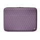 Capa em pele para computador portátil 13' - Griffe 2 - Lilas - Couture ( Nappa - Pantone 2645U ) 