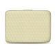 Funda de piel para ordenador portatil 13' - Griffe 2 - Ivoire - Couture ( Sleek P C12 - White ) 