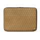 Funda de piel para ordenador portatil 13' - Griffe 2 - Sable vintage - Couture