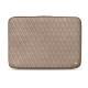 Funda de piel para ordenador portatil 13' - Griffe 2 - Taupe vintage - Couture