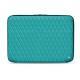 Capa em pele para computador portátil 13' - Griffe 2 - Bleu fluo - Couture