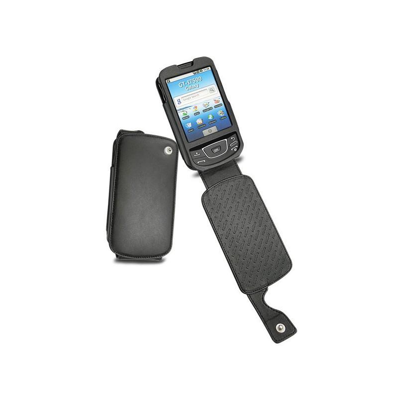 가죽 커버 Samsung GT-i7500 Galaxy  - Noir ( Nappa - Black ) 