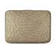 Funda de piel para ordenador portatil 13' - Griffe 2 - Autruche desert