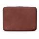 Leather sleeve for 15' laptop - Griffe 2 - Passion vintage ( Glutton - Red ) 
