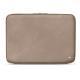 Leather sleeve for 15' laptop - Griffe 2 - Taupe vintage ( Pantone 7530C ) 