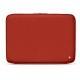 Leather sleeve for 15' laptop - Griffe 2 - Papaye ( Pantone 180C ) 