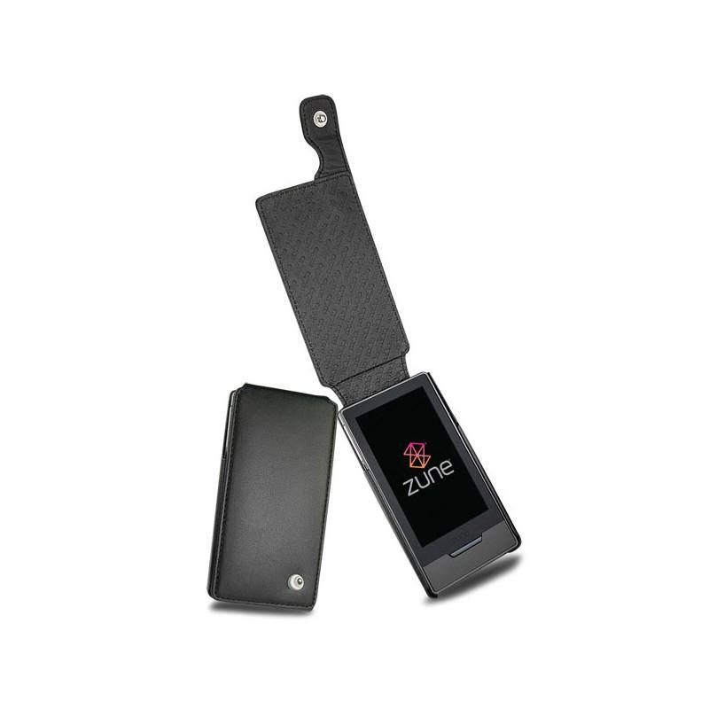 Housse cuir Microsoft Zune HD  - Noir ( Nappa - Black ) 