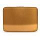 Housse cuir pour ordinateur portable 15' - Griffe 2 - Or Maïa ( Pantone 871C ) 