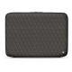 Funda de piel para ordenador portatil 15' - Griffe 2 - Anthracite - Couture ( Pantone 424C ) 