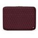 Custodia in pelle per computer portatile 15' - Griffe 2 - Lie de vin - Couture ( Pantone 5115C ) 