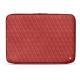 Housse cuir pour ordinateur portable 15' - Griffe 2 - Cerise vintage - Couture