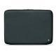 Leather sleeve for 15' laptop - Griffe 2 - Blu marino