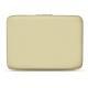 Leather sleeve for 15' laptop - Griffe 2 - Beige PU