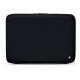 Leather sleeve for 15' laptop - Griffe 2 - Noir élégant