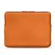 Leather case for 15" Macbook Pro - Griffe 3 - Orange ( Nappa - Pantone 1495U ) 