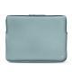 Schitzhülle aus Leder für MacBook 15" - Griffe 3 - Bleu ciel ( Nappa - Pantone 277C ) 