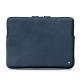 Housse cuir pour Macbook Pro 15" - Griffe 3 - Jean vintage ( Roughtcut - Pantone 285U  ) 