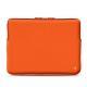 Leather case for 15" Macbook Pro - Griffe 3 - Orange fluo