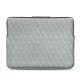 Housse cuir pour Macbook Pro 15" - Griffe 3 - Gris - Couture ( Nappa - Pantone W428C ) 