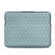 Custodia in pelle per Macbook Pro 15" - Griffe 3 - Bleu ciel - Couture ( Nappa - Pantone 277C ) 