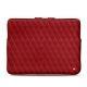 Capa em pele para Macbook Pro 15" - Griffe 3 - Rouge - Couture ( Nappa - Pantone 199C ) 