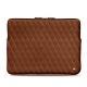 Macbook Pro 15 寸真皮电脑保护套 - Griffe 3 - Marron - Couture ( Nappa - Pantone 1615C ) 