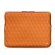 Custodia in pelle per Macbook Pro 15" - Griffe 3 - Orange - Couture ( Nappa - Pantone 1495U ) 