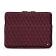 MacbookPro15インチ用のレザーケース - Griffe 3 - Lie de vin - Couture ( Pantone 5115C ) 