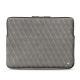 Macbook Pro 15 寸真皮电脑保护套 - Griffe 3 - Acier vintage - Couture