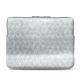 Custodia in pelle per Macbook Pro 15" - Griffe 3 - Platinium - Couture