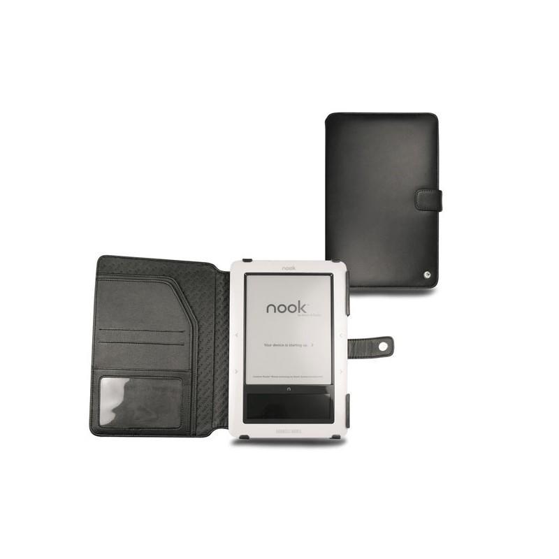 Housse cuir Barnes-Noble Nook  - Noir ( Nappa - Black ) 