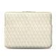 Funda de cuero para Macbook Pro 15" - Griffe 3 - Blanc escumo - Couture
