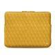 Housse cuir pour Macbook Pro 15" - Griffe 3 - Jaune soulèu - Couture