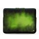 MacbookPro15インチ用のレザーケース - Griffe 3 - Vert Patine