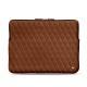 Housse cuir pour Macbook Air 13,3" - Griffe 3 - Marron - Couture ( Nappa - Pantone 1615C ) 