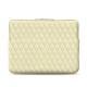 Funda de cuero para Macbook Air 13,3" - Griffe 3 - Ivoire - Couture ( Sleek P C12 - White ) 