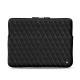Schitzhülle aus Leder für Macbook Air 13,3" - Griffe 3 - Ebène - Couture ( Sleek P C12 - Black ) 