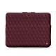 Macbook Air 13,3インチ用のレザーケース - Griffe 3 - Lie de vin - Couture ( Pantone 5115C ) 