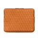 Leather case for 13,3" Macbook Air - Griffe 3 - Mandarine vintage - Couture