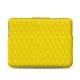 Funda de cuero para Macbook Air 13,3" - Griffe 3 - Jaune fluo - Couture