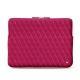 Schitzhülle aus Leder für Macbook Air 13,3" - Griffe 3 - Rose fluo - Couture